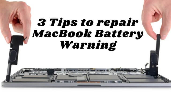 repair MacBook Battery Warning