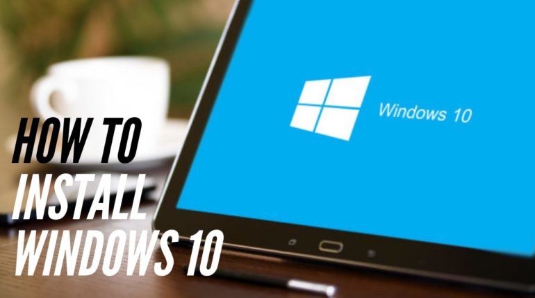 HOW TO INSTALL WINDOWS