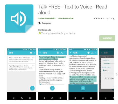 android software for speech to text conversion