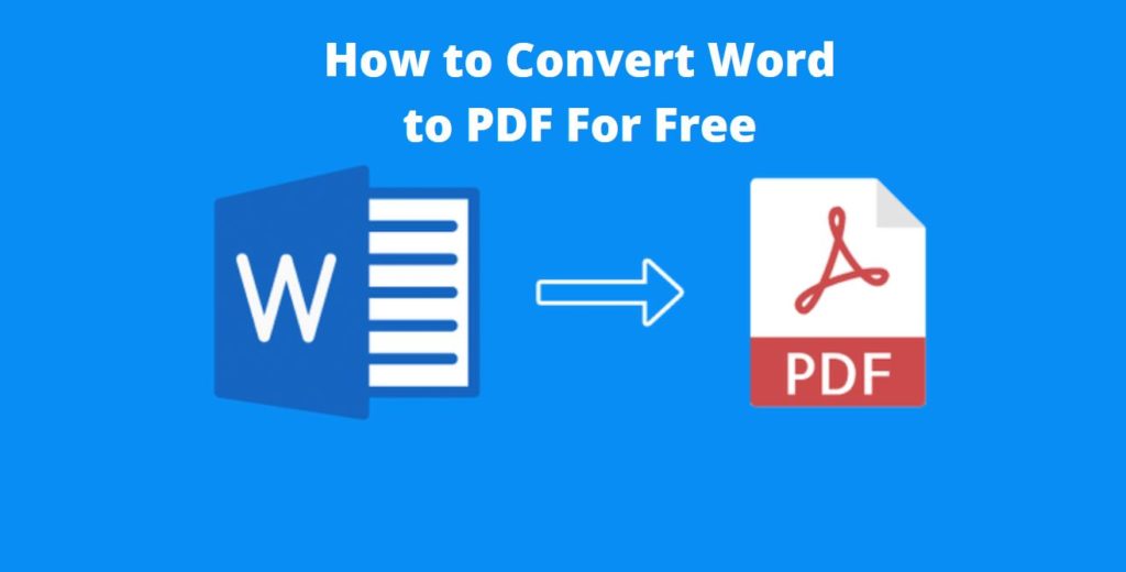 convert word to pdf