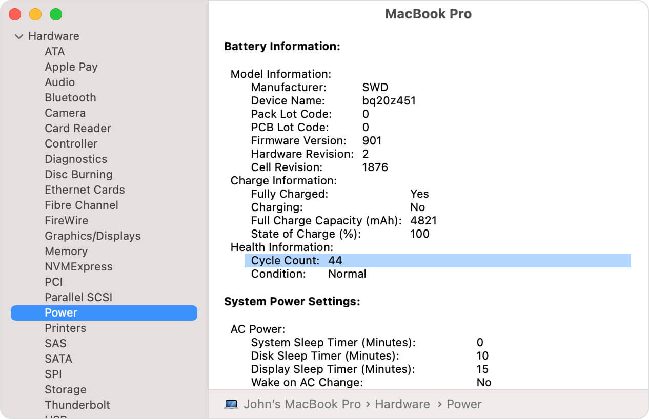 Mac Battery 